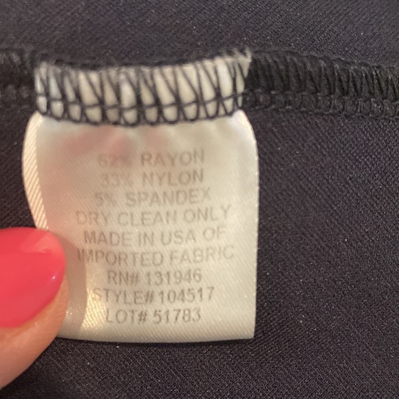 Jude Connolly Navy Blue Dress. Bell sleeves & Flounce Hem. Size S. - Picture 7 of 8